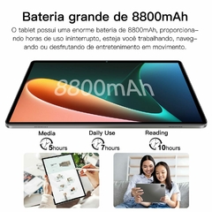 Tablet Pad5 Pro, 256GB, 8GB RAM, Tela Imersiva de 10.1‘’ Cinza - comprar online