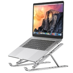 Suporte para notebook, suporte dobrável em alumínio portátil, portátil para notebooks, notebooks, MacBook Pro, suporte regulável,