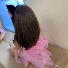 Grande promoção para presente de brinquedo de silicone de corpo inteiro de princesa rosa menina criança renascida 55 cm - EletromoveisClauro