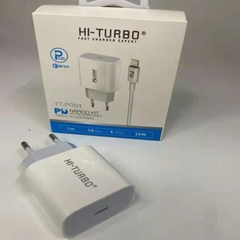 Imagem do Carregador Iphone 20W Turbo + Cabo Lightning para oi turbo USB-C