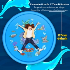 Tapete de irrigação redondo inflável para crianças 170 cm ao ar livre Tapete irrigação jardim YG-020 na internet