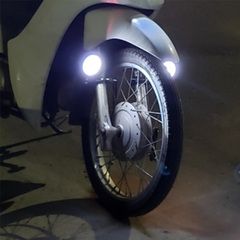 Lâmpada auxiliar LED (U7) para farol de motocicleta 125 W acessórios para motocicleta lâmpada de neblina - EletromoveisClauro