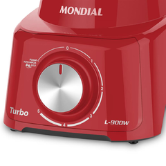 Liquidificador Turbo L900 Full Red - Mondial