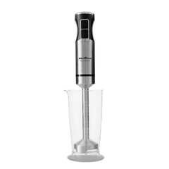 Mixer Britânia BMX6310PI Aço Escovado Turbo - 600W, Desmontável, 4 Lâminas em Inox - EletromoveisClauro