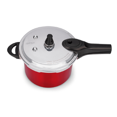 Panela de Pressão Pressure 4,2 Litros Vermelho - Panela em Alumínio - Brinox - comprar online