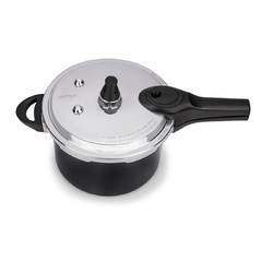 Panela de Pressão Pressure 4,2 Litros Preto - Panela em Alumínio - Brinox - comprar online