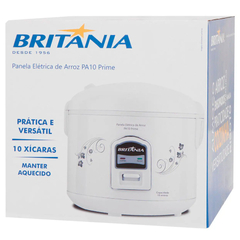 Panela elétrica p/ Arroz PA10 Prime, Capacidade para 10 xícaras de arroz - Britânia - EletromoveisClauro