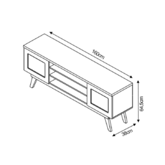 Rack Detroit para Tvs Até 65 - Valdemóveis - EletromoveisClauro