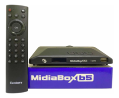 Receptor Digital Century Midiabox B5 Hd Tv Midia Box Ku