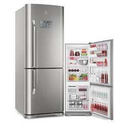 Refrigerador Frost Free DB53X Inox, 454 Litros e Painel Blue Touch - Electrolux