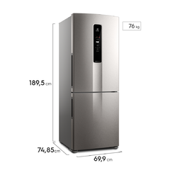 Imagem do Refrigerador IB54S 2P Inox - 490 Litros, FastAdapt, Tecnologia Inverter, AutoSense - Electrolux