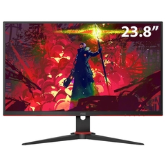 Monitor gamer bivolt 24P AOC velocidade Full HD 75Hz IPS 1MS