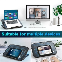 Suporte de resfriamento para laptop para laptop para jogos, seis ventiladores, duas portas USB, 2400 RPM, suporte para notebook ajustável para laptop - comprar online