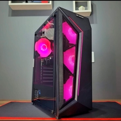 Gabinete Gamer Mid Tower ATX Hayom com 4 Ventiladores RGB - GB1713 - comprar online