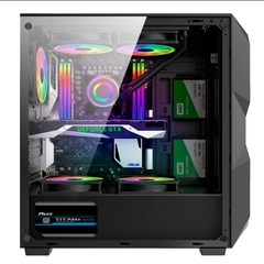 Gabinete Gamer Mid Tower ATX Hayom com 3 Ventiladores RGB - GB1710 - loja online