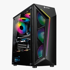 Gabinete Gamer Mid Tower ATX Hayom com 4 Ventiladores RGB - GB1713 - comprar online