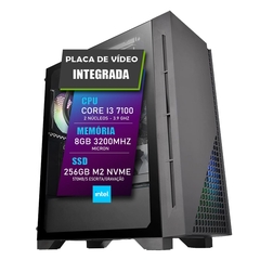 PC Gamer i3 7100 3.9GHz 8GB RAM SSD 256GB - comprar online