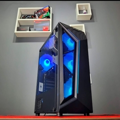 Gabinete Gamer Mid Tower ATX Hayom com 4 Ventiladores RGB - GB1713 - comprar online