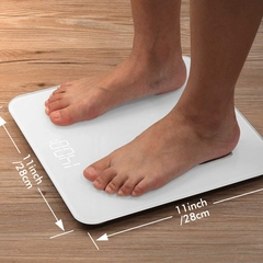 Balança de gordura corporal Bluetooth BMI Balança Eletrônica Inteligente LCD Balança de Peso Digital Balança Corporal