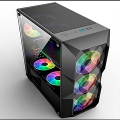 Gabinete Gamer Mid Tower ATX Hayom com 3 Ventiladores RGB - GB1710 - EletromoveisClauro