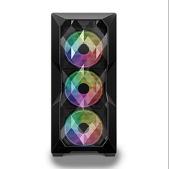 Gabinete Gamer Mid Tower ATX Hayom com 3 Ventiladores RGB - GB1710 na internet