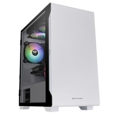 Gabinete Mid Tower Thermaltake S100 TG Snow com Cooler