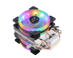 GMRGB CPU Cooler 3 Pinos RGB PC Silencioso Intel LGA 775 1200 1150 1151 1155 AM AM2 AM3 AM4 CPU Ventilador de Refrigeração - comprar online