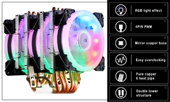 IWONGOU Cpu Cooler 2011 4PIN PWM 6 Heat Pipes Processador Cooler x99 Para Intel Lga1700 AMD Hurricane Air Cooler Cpu Ventilador de Refrigeração na internet