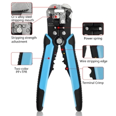 Cortador de cabo de crimpagem ajustável decapador automático multifuncional ferramentas de decapagem alicate de decapagem terminal 0.2-6.0mm2 - comprar online