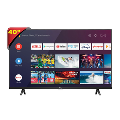 Smart TV LED 40' TCL 40S615 - Android TV, Wi-Fi, Blueooth, HDMI e USB