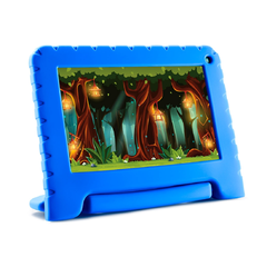 Tablet Multilaser 7" Kid Pad Wi-Fi 32GB NB392 Azul, Bluetooth, RAM 2GB, Câmera Frontal 2MP