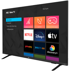 TV 43P AOC LED SMART ROKU WIFI FULL HD USB HDMI - comprar online