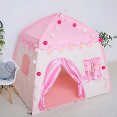 Tenda infantil portátil de 1.3 m Wigwam tendas dobráveis para crianças tipi play house para bebês grandes RO