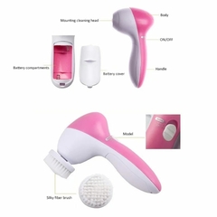 Escova Facial Elétrica Esfoliante limpeza Massageadora 5/1 Portátil L1 na internet