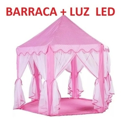 Barraca Infantil Cabana Castelo Princesas + Luzes Led + Promoção - comprar online