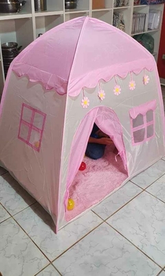 Tenda infantil portátil de 1.3 m Wigwam tendas dobráveis para crianças tipi play house para bebês grandes RO