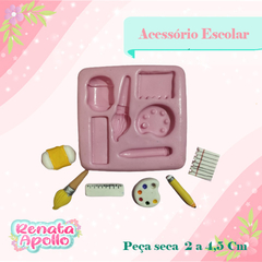 Moldes Aplique acessórios escolar - comprar online