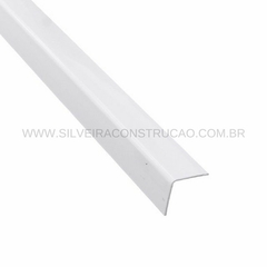 CANTONEIRA PVC BRANCA 19mm X 19mm >>> 6 METROS (preço por barra) POLIFORT PLASTILIT