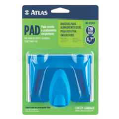 ROLO PAD PARA RECORTE E ACABAMENTO EM PINTURAS 120mm x 4,7 - ATLAS - comprar online