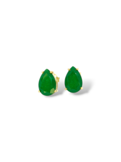 Brinco de Jades gotas e ouro 18k - Pepe Torras