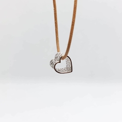 Pendente Coração Amor ao Cubo em ouro 18k - comprar online