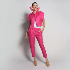 Jaqueta Cargo | linho | Pink - Loja Fause Haten | Moda Masculina e Feminina | Vestuário e Jóias