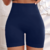 Short Fitness Poliamida Cintura Alta Marinho - MM SPORTS