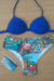 Conjunto Biquíni Romero Britto Azul_tam P