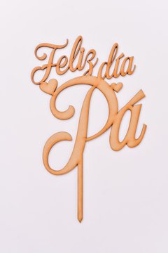 Pack 10 Cake Topper "Feliz Cumple"