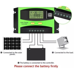 Regulador De Carga Panel Solar 40a 12v/24v Display Usb Pwm en internet