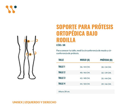 Soporte De Rodilla Para Protesis Pierna Antideslizante Dema - tienda online