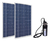 Kit Bomba Sumergible Solar 6lpm 24v 70mts + 2 Paneles 100w