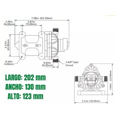 Bomba Presurizadora 12 V. 13 Lpm Automatica Casas Rodantes - comprar online