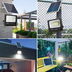 Reflector Solar Exterior Led 60w Con Control Remoto Ip67 - comprar online